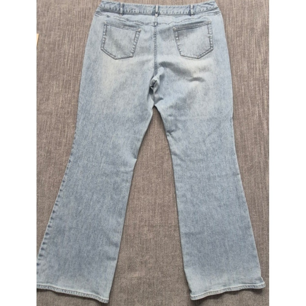 J Jill Stretch women's light wash denim blue jeans sz. 16 Cotton Blend classic - Picture 10 of 11